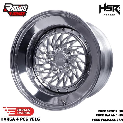 VELG HSR FORGED SPESIAL COSTUM RFG HRN 987 HSR R18X95 11 H5X130 ET154 FULL BRUSHED UNTUK MOBIL Porsc