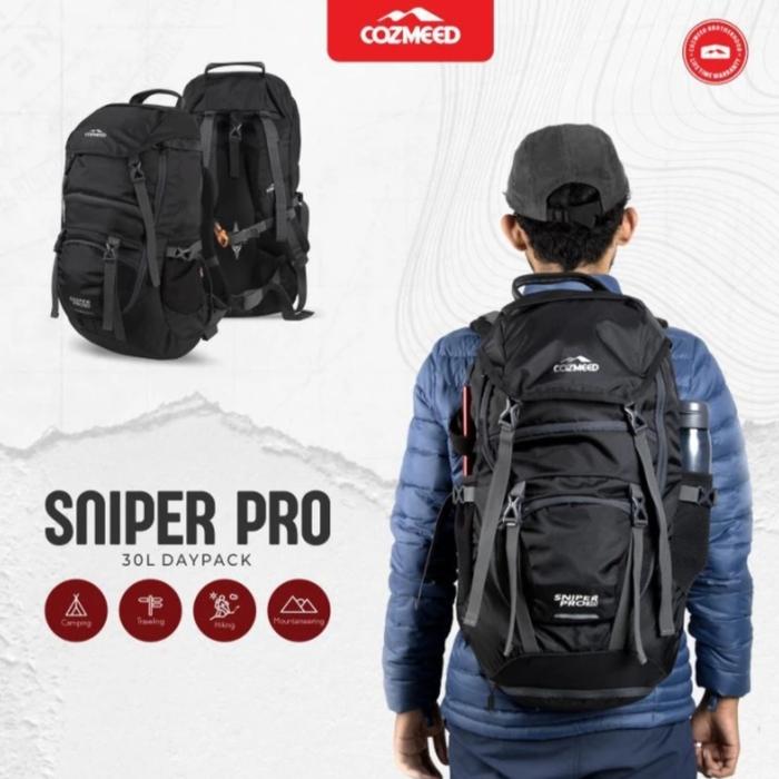 COZMEED Tas Daypack Ransel Sniper Pro 2.0 Free Cover Bag