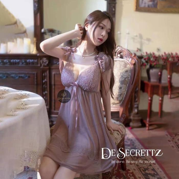 Lingerie Sexy Dress Model Babydoll, Includes Sexy Lingerie And G String, Bisa untuk Big Size, Cocok 