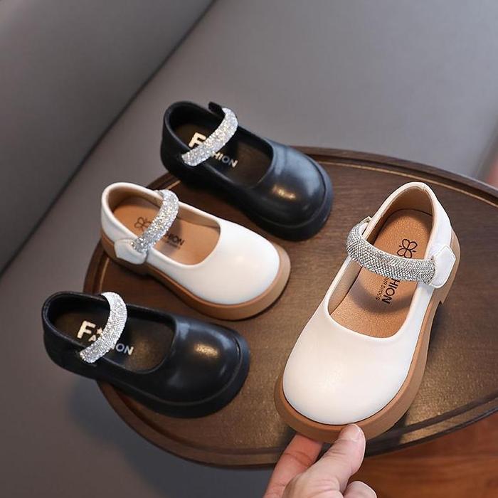 COD Sepatu Anak Import ARETA Non LED/Flat Shoes/Sepatu Pesta Anak Perempuan Size 26-35 usia 3-8th