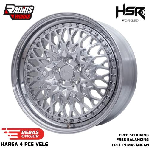 VELG HSR FORGED 2 R18 PCD 5X100 FULL PHOLIS PC UNTUK MOBIL FT86 SUBARU BRZ FORESTER IMPREZA WV BEETE