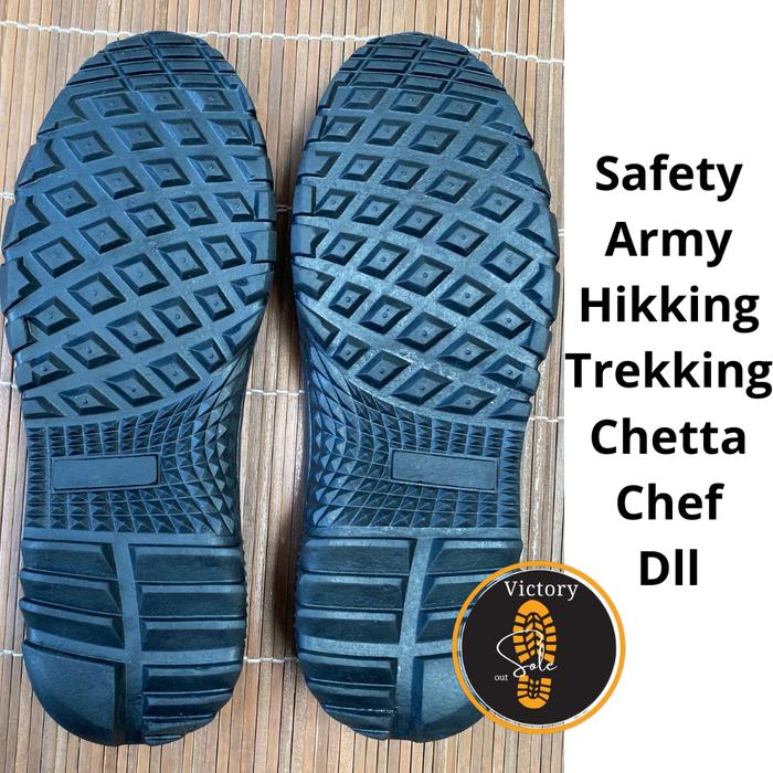 Alas sepatu safety sol sepatu jogger cheetah hikking sol sefty model Rafael