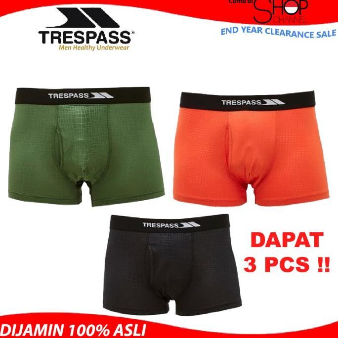 Diskon Celana Dalam Kesehatan Pria Trespass 3 Pcs / Bio Magnetic / Terapi