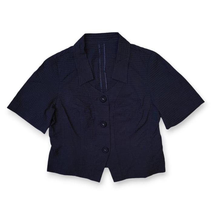 Hiroko Bis by Hiroko Koshino Textured Pattern Blouse/Blazer