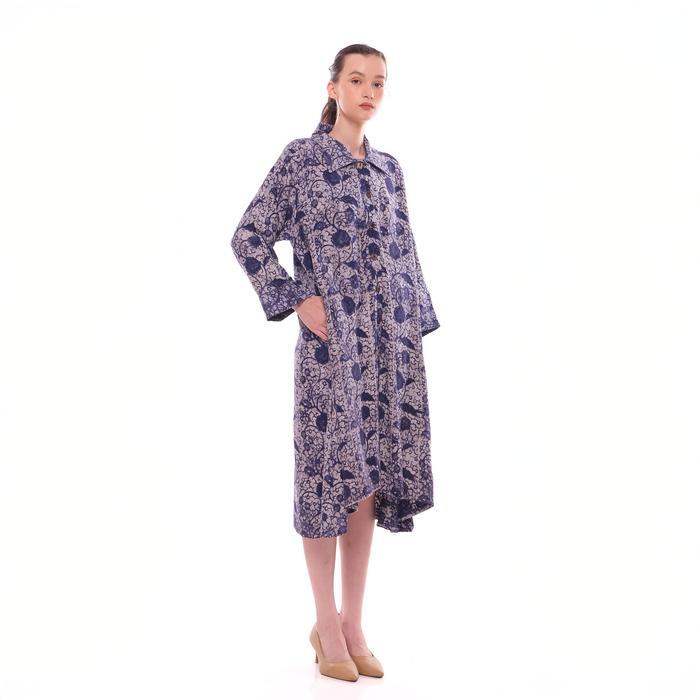 dress batik wanita modern pesta model terbaru batik bedjo