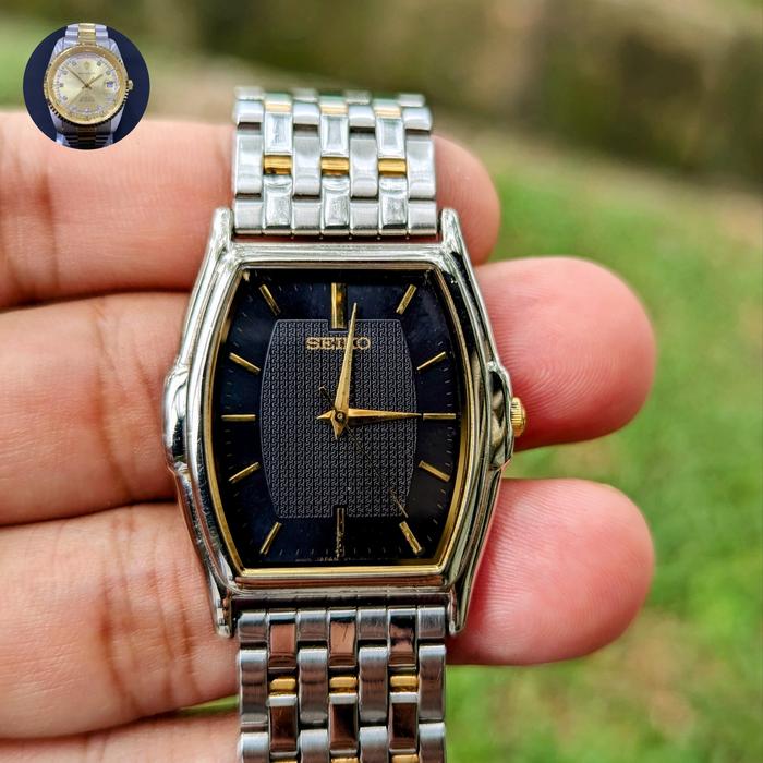 'Seiko Men's Bracelet Tungsten style'