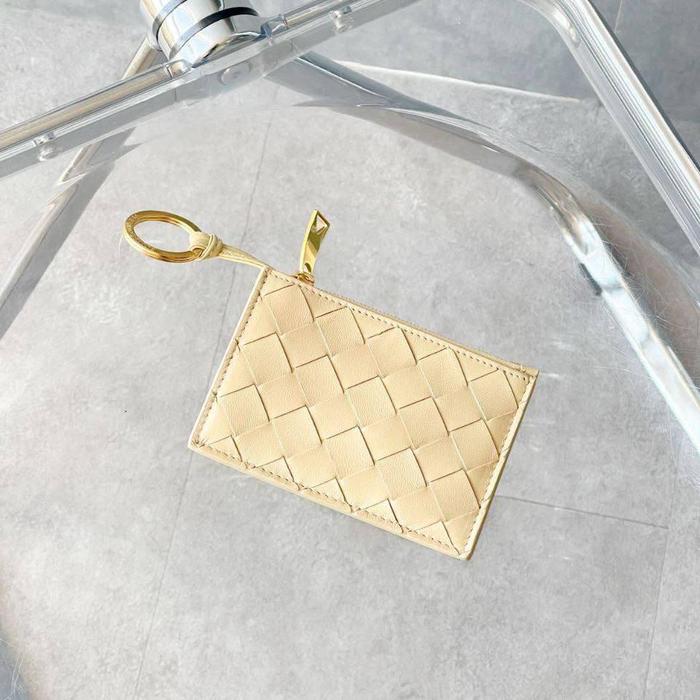 BV Key Zip Card Holder Porridge