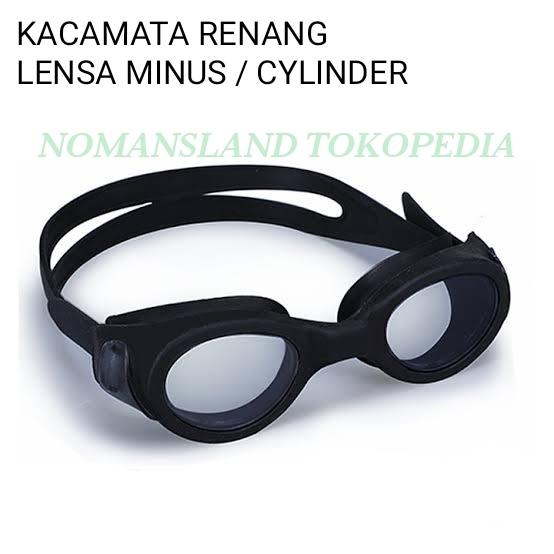 Kacamata Minus Dan Cylinder Buat Renang Custom Kanan Dan Kiri Bisa Beda