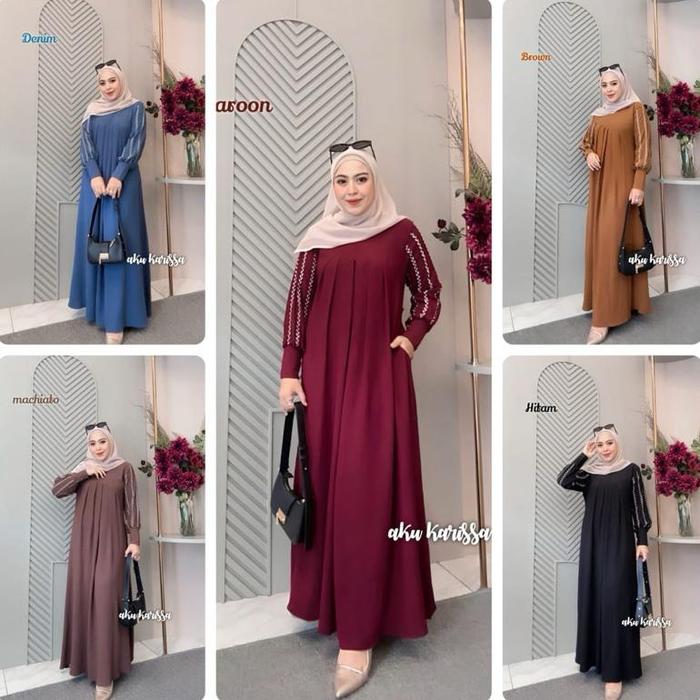 Erina dress Aku karissa - gamis aku karissa - Gamis Erina dress
