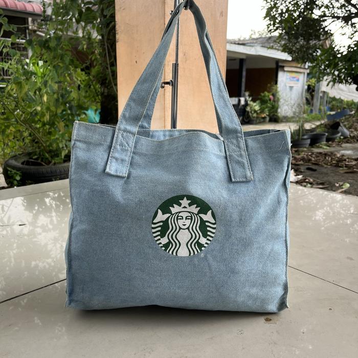 Tote bag kanvas starbucks