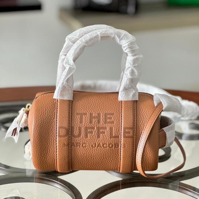 MJ THE MINI  DUFFLE SATCHEL BAG LEATHER ARGAN OIL