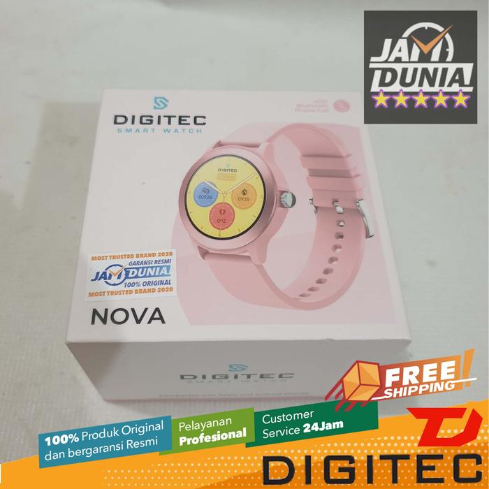 JAM WANITA DIGITEC ORIGINAL SMARTWATCH DIGITEC NOVA PINK DIGITEC NOVA