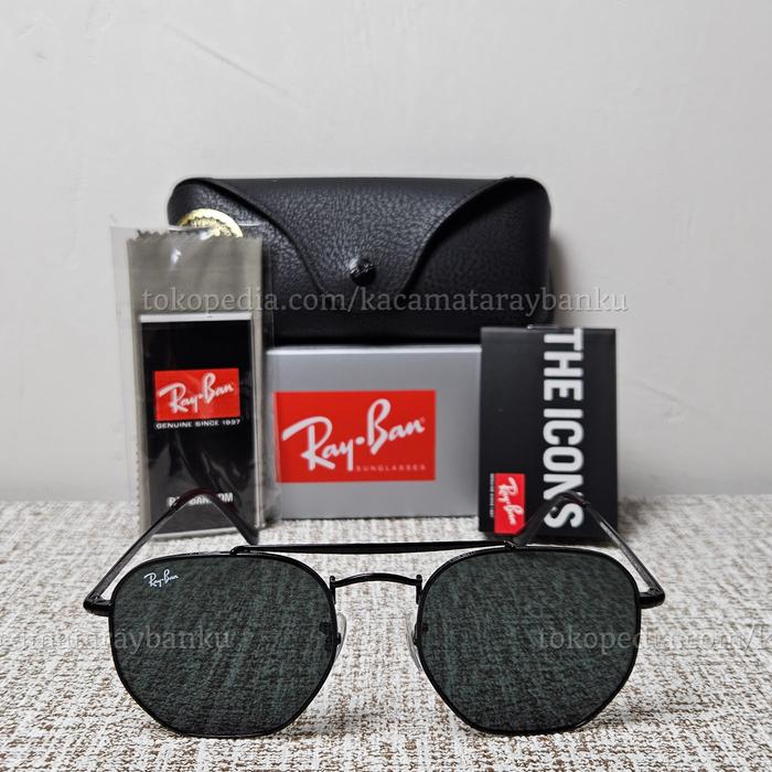 Kacamata Rayban RB3648 THE MARSHAL Black Original