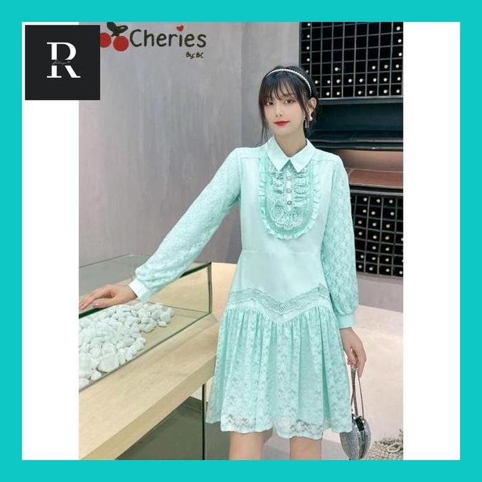 Rust_ Cheries 5537 Tunik 98 Brukat Veena Import Premium