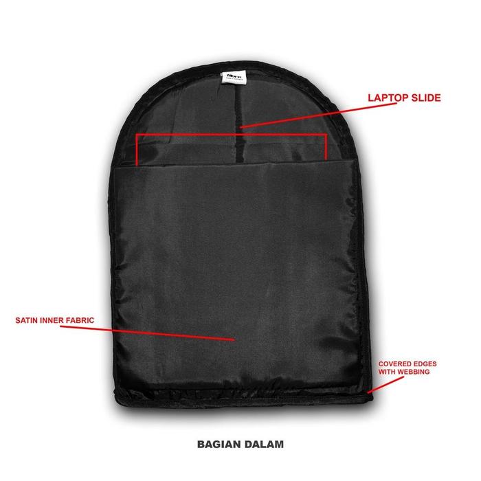 Tas Mdfk Classic Simple Backpack Bag Laptop Slide Tas Ransel Mdfk