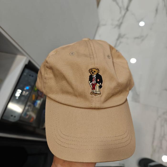 Topi polo bear coklat khaki baseball cap beruanf bekas 2nd second ori