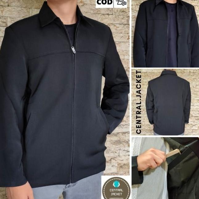 Jaket Semi Jasket - - Boss Hitam Formal Semi Jas Kantor Jas Pria Blaze