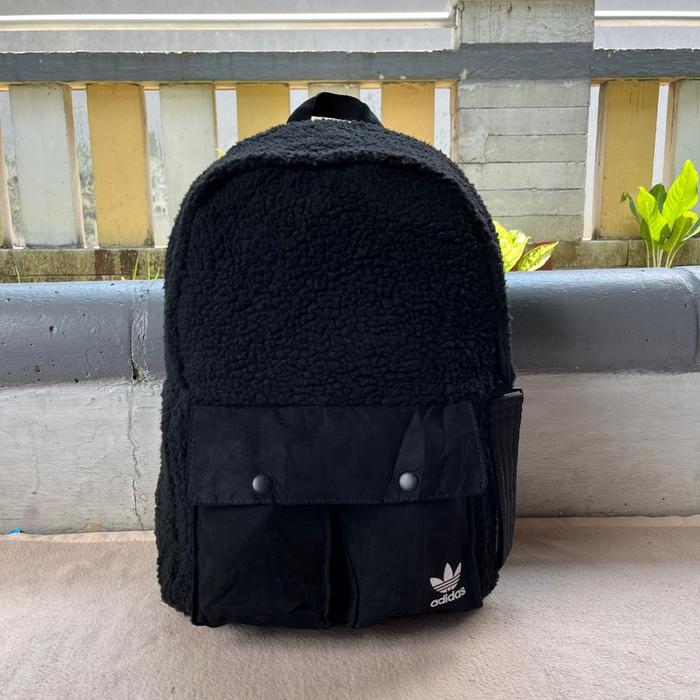 ransel tas second adidas hitam anak pria wanita muat leptop untuk kerja sekolah olahraga outdoor tra