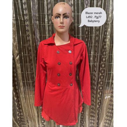 baju preloved ! blazer merah