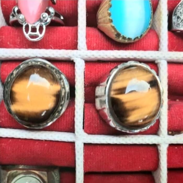 batu tiger eye asli / batu cincin tiger eye asli / tiger eye gemstone