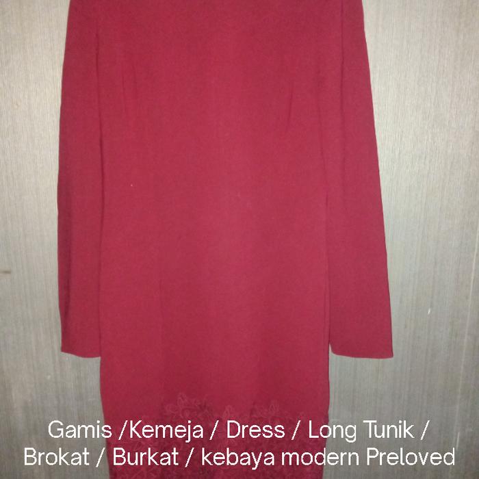 Gamis /Kemeja / Dress / Long Tunik /Brokat / Burkat / kebaya modern Preloved