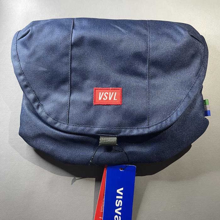 tas selempang merk visval meta warna navy NEW 100% original