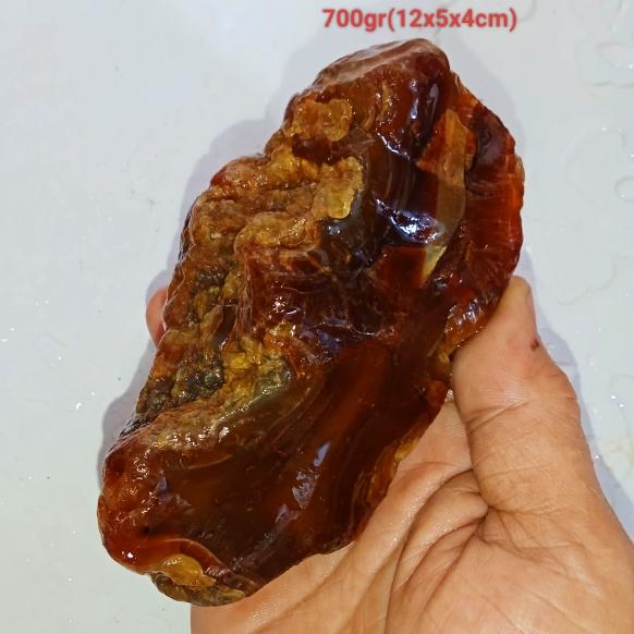 batu akik bahan anggur Chalcedony full kristal (391)