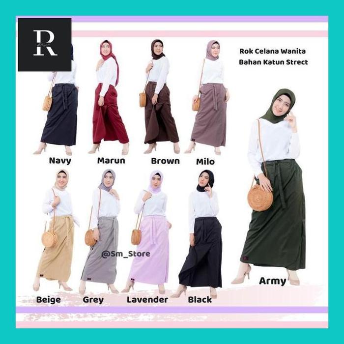 Rust_ Rok Celana Rocella Rania Ukuran Jumbo (Xxxxl)