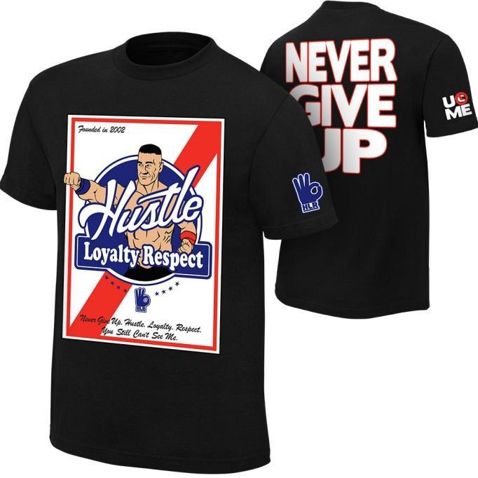 Promo [Kaos] Wwe John Cena "Hlr" T-Shirt Full Patch