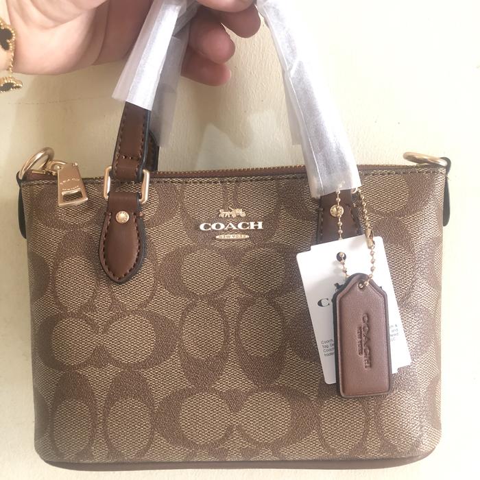 Coc mini gallery crossbody in signature coac*h mini gallery