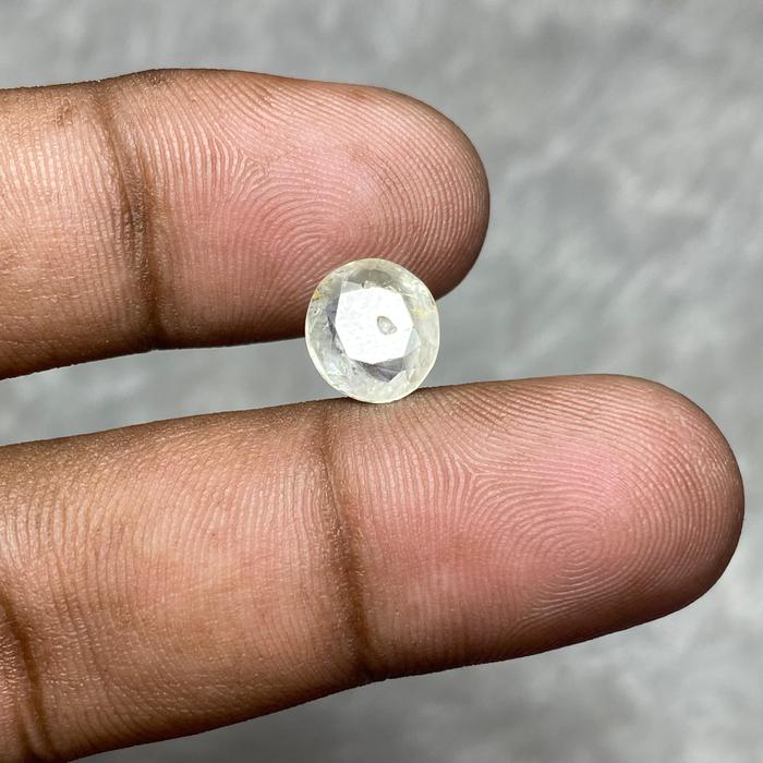 Batu white safir Cylon Srilangka natural colourless sapphire ada minus