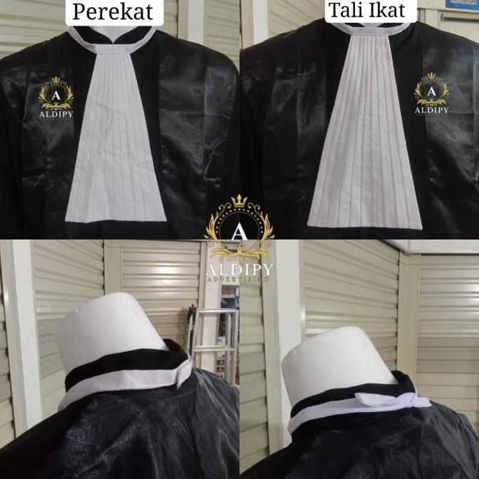 Satu Pasang Dasi Toga Advokat Pengacara Jaksa Terbaik dan Berkualitas