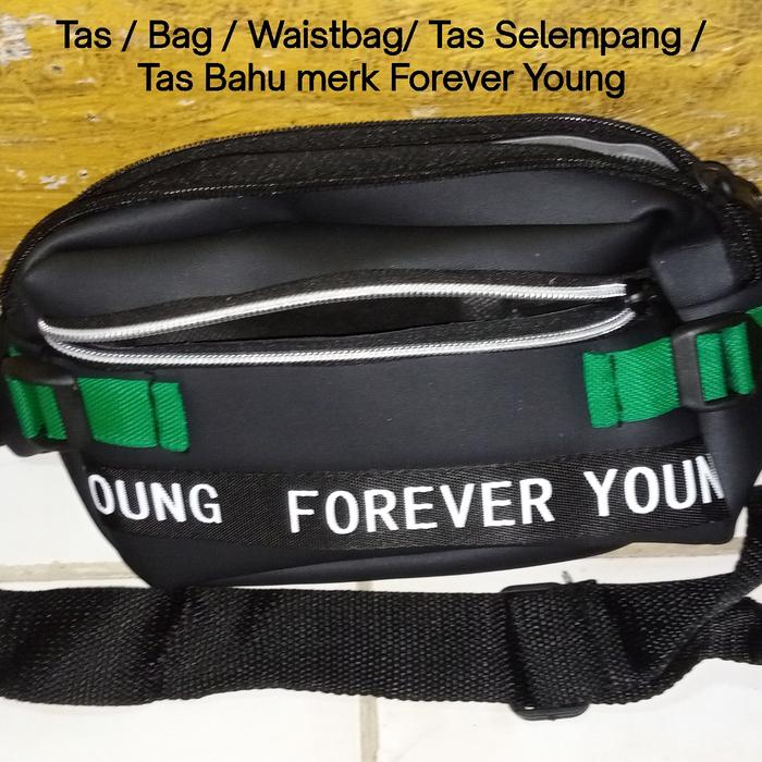 Tas / Bag / Waistbag/ Tas Selempang / Tas Bahu merk Forever Young