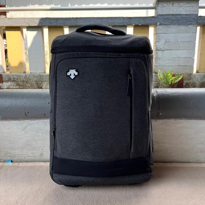 ransel tas second descente abu pria wanita muat leptop untuk kerja sekolah olahraga outdoor travelin
