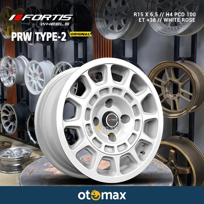 Velg Mobil Fortis PRW Type-1 Ring 15 White Rose