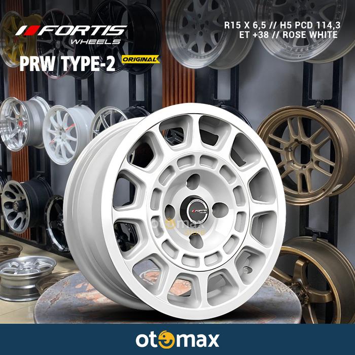 Velg Mobil Fortis PRW Type-2 Ring 15 PCD 114 Rose White
