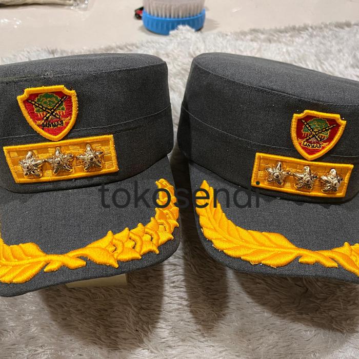 TOPI KOMANDO SATPOL PP BINTANG 3 GOLONGAN 4B
