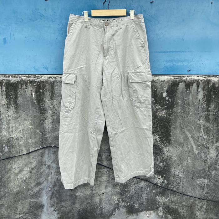 Celana Panjang Cargo Giordano Original Cream Color - size 32