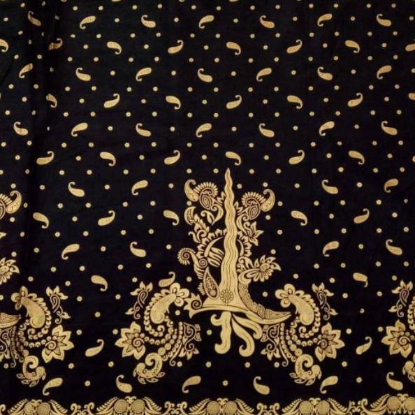 HT kain batik Prada batik keris motif keris batik keris gold Asli