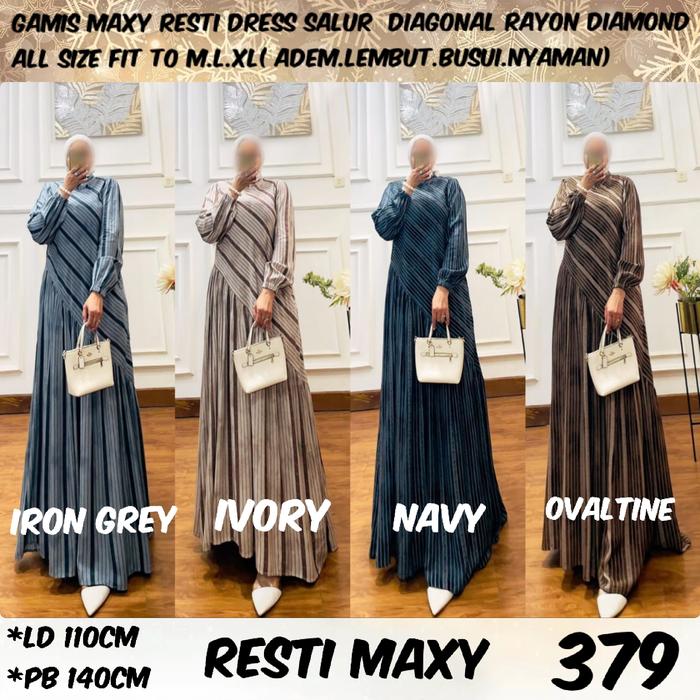 Gamis Luna Maya Dress Rayon(adem.dingin)jumbo size fit to 2L.3L.4L