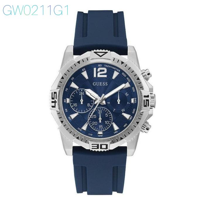 Jam tangan pria Guess GW0211G1 Original garansi 2 tahun