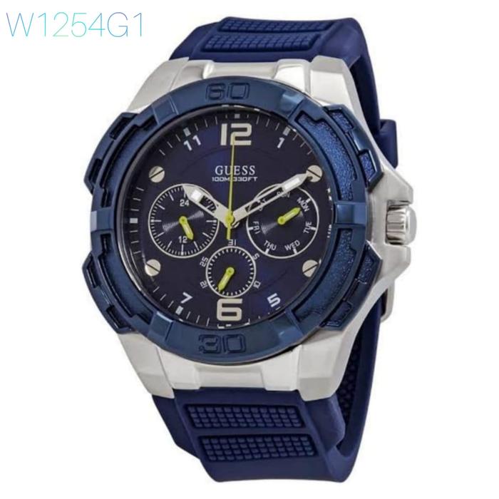 Jam tangan pria Guess W1254G1 Original garansi 2 tahun