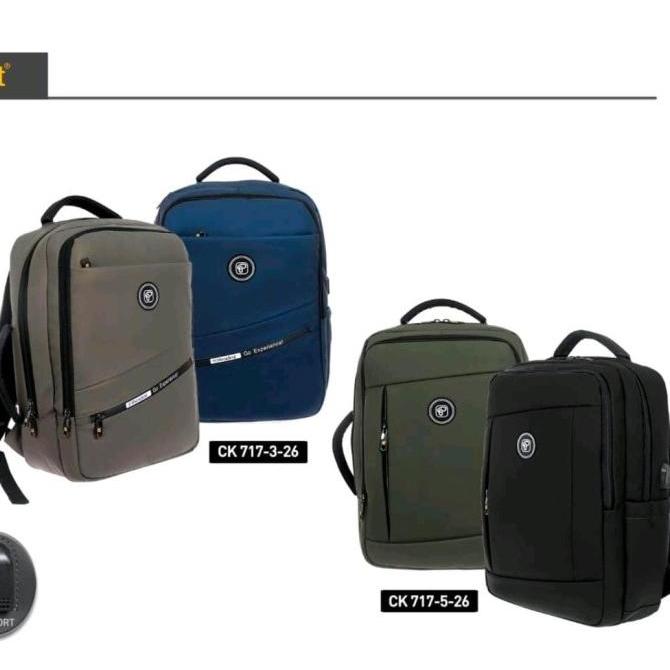 PRESIDENT CK717 TAS RANSEL LAPTOP ANTI AIR PRIA WANITA BACKPACK RINGAN