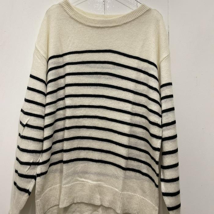 [Thrift] sweater knit stripe simplicite