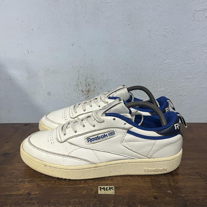 Sepatu second ori reebok club c85 chalk vector size 41
