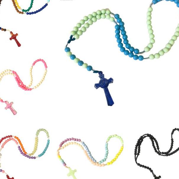 Rosario Kayu Mukjizat 77 Kali Bapa Kami Kalung Rosario Salib Katolik