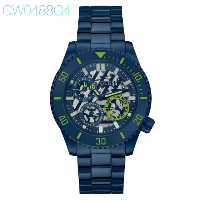Jam tangan pria Guess GW0488G4 Original garansi 2 tahun