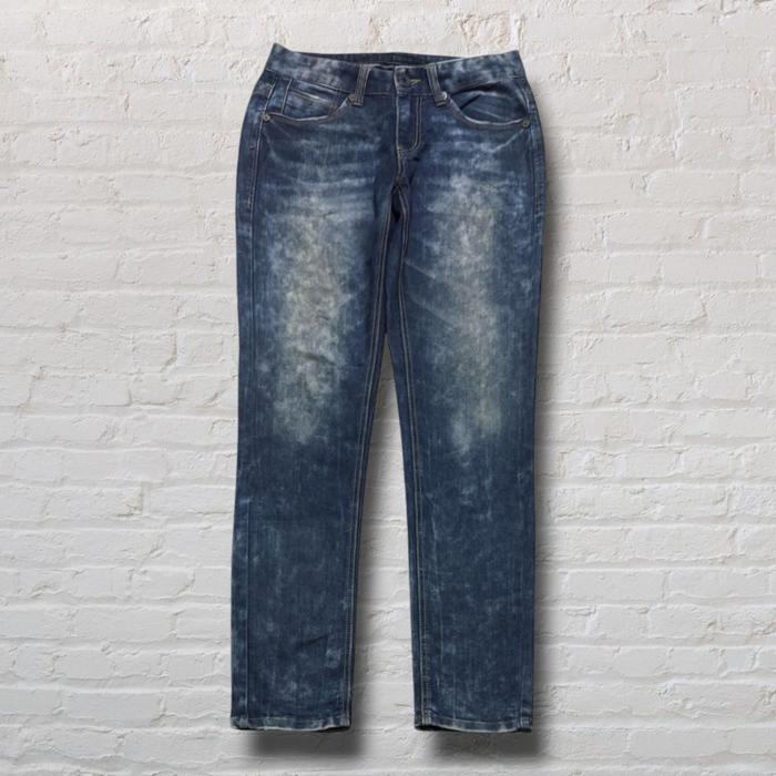 Size 32 Celana Panjang Longpants Jeans Frj Blue Washed Fading Regular Fit Original Second Preloved #