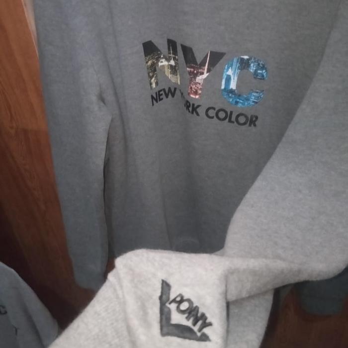 crewneck pony new york color second branded Original