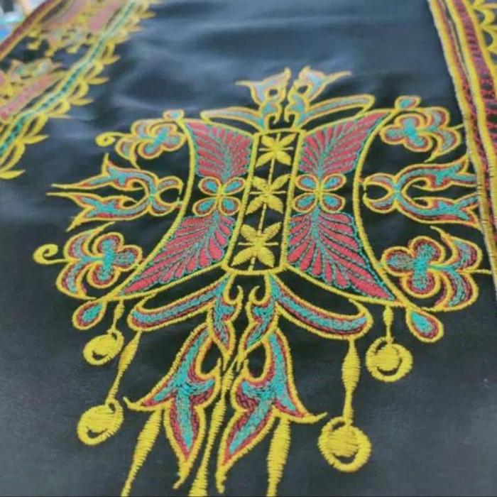 Terpal KAIN SONGKET PINTU ACEH/ KAIN ROK LENGKAP DENGAN SELENDANG / KAIN BORDIR ACEH